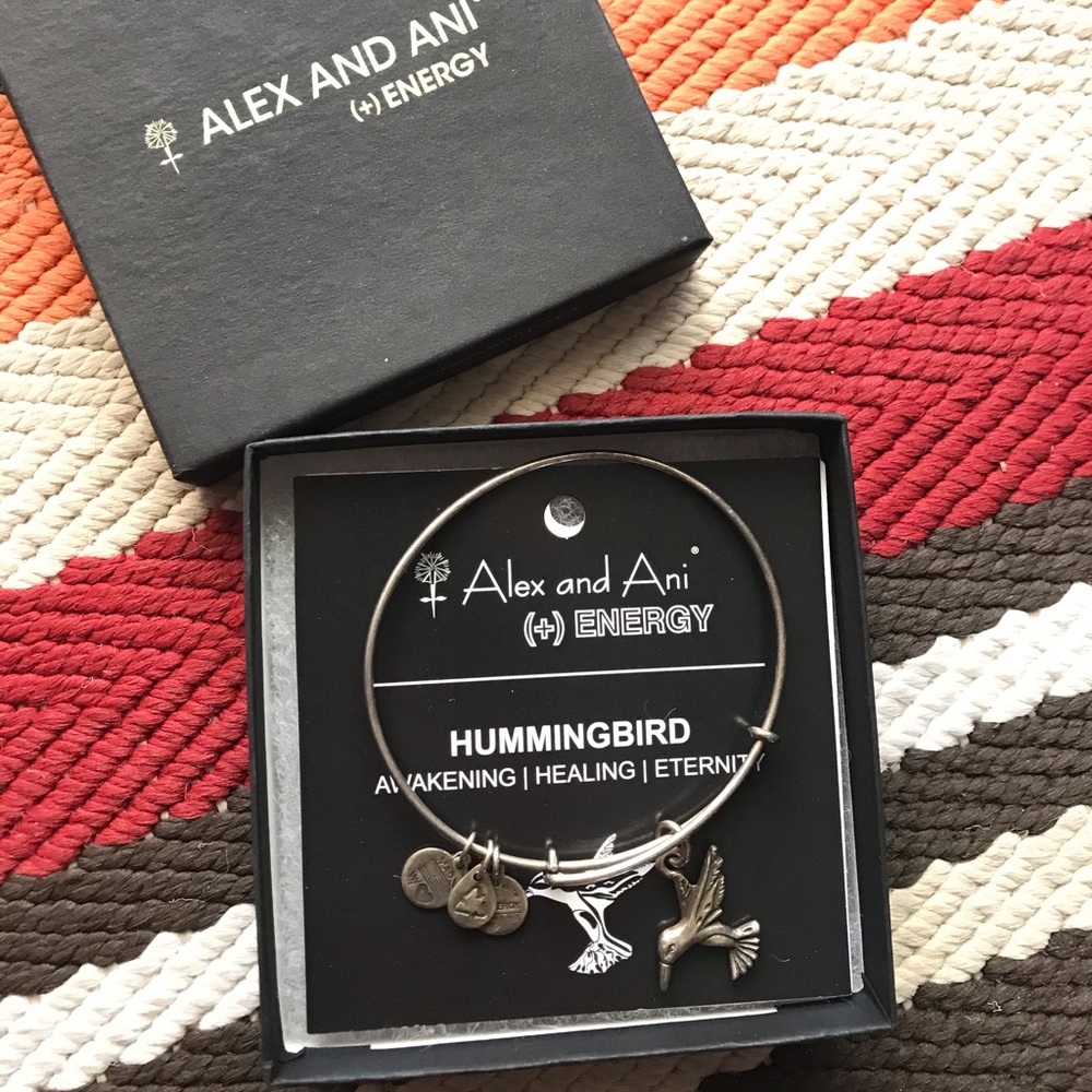 Alex and Ani hummingbird bracelet
